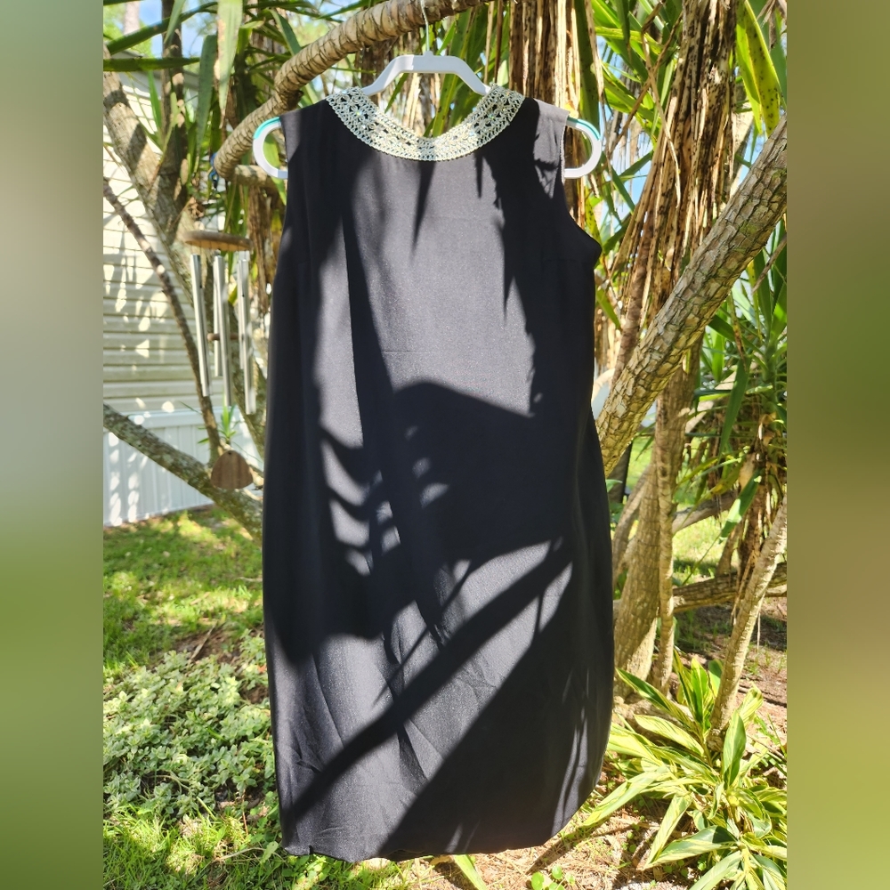 Gorgeous Vintage 50s Little Black Dress